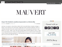 Tablet Screenshot of mauvert.com